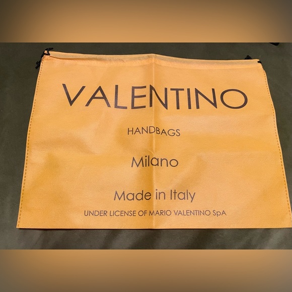 SOLD Valentino Black Mabel Robe Leather Bag NWT - Picture 6 of 7